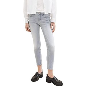 TOM TAILOR Dames Alexa Slim Jeans 1035536, 10217 - Used Bleached Grey Denim, 36W / 28L