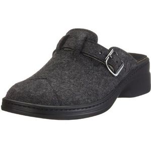 Algemare 5940, dames pantoffels, Grijs Antraciet 2323, 43 EU
