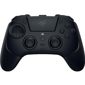 Razer Raiju V3 Pro - Draadloze e-sports controller voor PlayStation 5 en pc - 4 verwijderbare knoppen en 2 claw grip bumpers - TMR analoge sticks - Pro HyperTrigger - Mecha-Tactile knoppen | Zwart