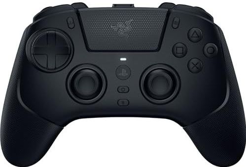 Razer Raiju V3 Pro - Draadloze e-sports controller voor PlayStation 5 en pc - 4 verwijderbare knoppen en 2 claw grip bumpers - TMR analoge sticks - Pro HyperTrigger - Mecha-Tactile knoppen | Zwart
