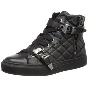 Bronx BX 579 43879-F Damessneakers, zwart zwart donker zilver 806, 38 EU
