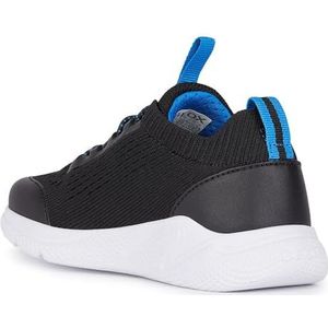 Geox J Sprintye Boy A Sneakers voor jongens, Black Lt Blue, 31 EU