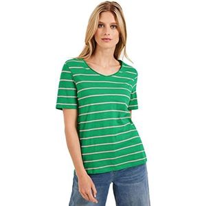 Cecil Basic damesshirt met korte mouwen, fresh green, XS