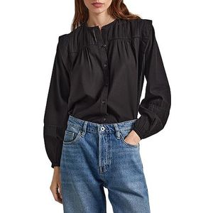 Pepe Jeans Jaxie Blouse voor dames, Zwart (zwart), XS