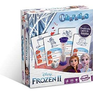 Shuffle - Charadas Frozen II kaartspel, meerkleurig (Cartamundi 108576994)