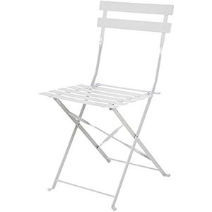 Bolero grijs bestrating stijl stalen stoelen (Pack 2)