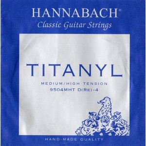 Hannabach 653154 Klassikgitarrensaiten Serie 950 Medium/High Tension Titanyl - D4