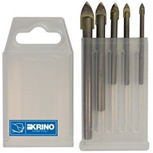 Krino 03146700 - boorset voor glas en keramiek - 5 stuks