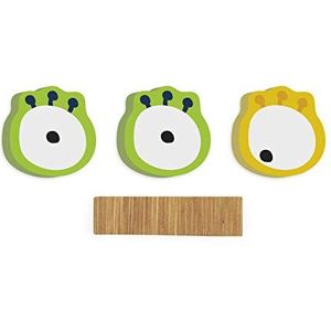 small foot 12086 ABC letters Monster Eyes van hout, ideaal als versiering van houten letters, decoratie of deurbordje