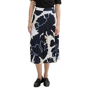 Tom Tailor - 1045295 - Midi Rok - Multicolor - Big Floral Shapes Design