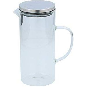 Glazen waterkan met deksel - 1,3 liter