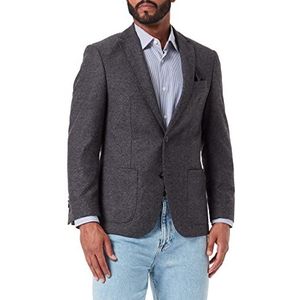 bugatti Heren 898100-89490 casual blazer, donkergrijs, 56