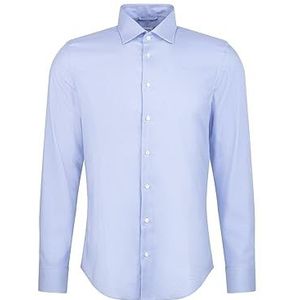 Seidensticker Slim Fit shirt met lange mouwen voor heren, Lichtblauw, 46 NL