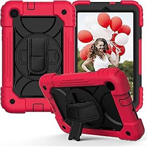 Case for Galaxy Tab A8.4 (2020) T307, Heavy Duty Rugged Full-Body Hybride Schokbestendige Drop Protection Cover - Rood