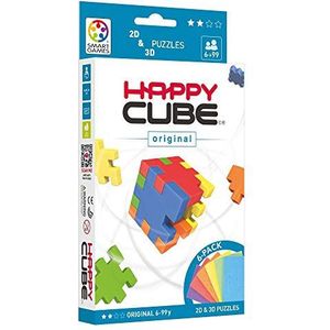 HAPPY HCO300 Original Cardboard Box 3D Puzzle, Pack of 6