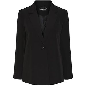 PIECES Dames Pcsille Ls W. Side Slits Blazer, zwart, M