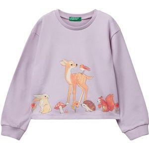United Colors of Benetton Maglia G/C M/L 3snpg10ka sweatshirt, paars, 1 jaar, voor meisjes en meisjes, Violet, 1 año