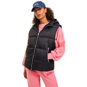JACK&JONES Dames JXBILLIE Puffer Vest OTW SN Vest, Zwart, S, Schwarz, S