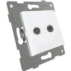 S-EMPOT.Witte TV/FM SAT.INTERM is een elegante en efficiënte antenne die een perfecte verbinding voor uw tv- en radio-apparaten mogelijk maakt en een uitzonderlijk signaal garandeert.