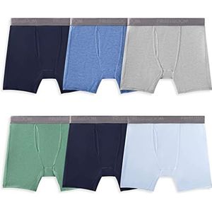 Fruit of the Loom retroshorts voor heren, Regular been – Coolsoft – 6 stuks in verschillende kleuren, L