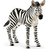 schleich 14811 Zebra veulen, voor kinderen vanaf 3 jaar, Wild Life speelfiguur