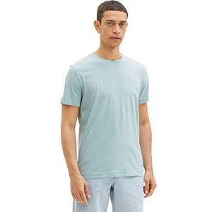 TOM TAILOR Basic T-shirt voor heren, 30463 - Dusty Mint Blue, XXL
