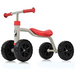 Hauck Toys for Kids First Ride Loopfiets voor baby's, stabiel, kantelveilig loopwiel voor kinderen van 1 tot 3 jaar, rood