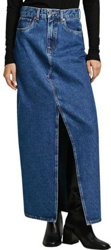 Pepe Jeans - Lange Spijkerrok - Denim - Dames