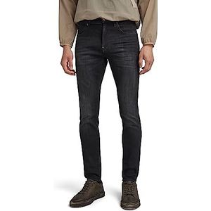 G-Star Raw Jeans heren Revend Skinny , Zwart (medium aged faded A634-A592) , 36W / 36L