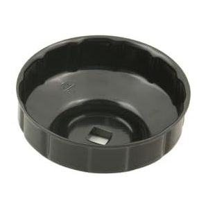 SW-Stahl 08460-76/12 Oliefiltersleutel, staal, 3/8 inch aandrijving, 76 mm, 12 groeven geschikt voor Renault, Fiat, Mercedes-Benz