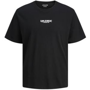 JACK & JONES Jjmiko Tee Ss Crew Neck Jnr voor heren, zwart, 176