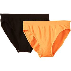 Luigi di Focenza Boxershorts voor dames, 2 stuks - oranje - 44 (Talla del fabricante: L/XL)