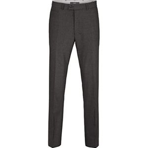 BRAX Herenbroek, regular fit, flatfront, stoffen broek, stijl Enrico broek, antraciet, 33W / 32L