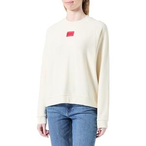 HUGO Dames SNOOZIE Loungew_Sweatshirt, Open White110, M, Open Wit, M