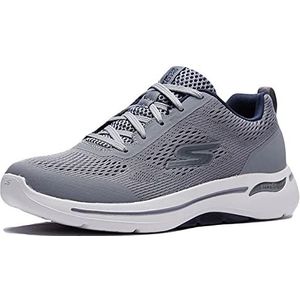 Skechers Gowalk Arch Fit idyllische sneaker voor heren, Grijs/marine, 43 EU