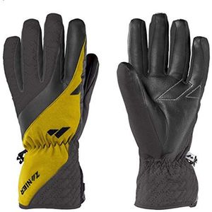 Zanier Dames 27078-2050-8,5 handschoenen, zwart, geel, 8.5
