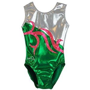 Obersee Gymnastiekpakjes voor meisjes uit één stuk atletische activewear dansoutfit voor meisjes en damesmaten - Carrie Green | CXXS kind (2-3 jaar) | O3GL045CXXS