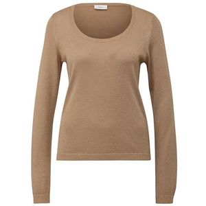 S.Oliver BLACK LABEL Fijngebreide Trui met Glitters Beige