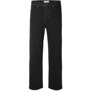 Selected Homme - Straight Jeans - Zwart - Regular Fit