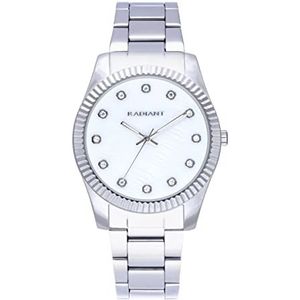 Radiant polinesia Womens analoge quartz horloge met roestvrij stalen armband RA610201, zilver, Modern