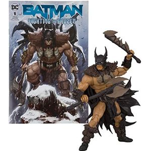 McFarlane Speelgoed, DC Direct Page Punchers Batman 8"" Action Figure, Collectible DC Comic Posed Standbeeld met Batman Comic Book - Leeftijd 12+