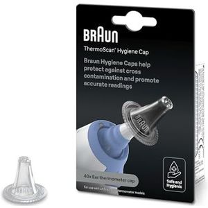 Braun - ThermoScan Hygiene Caps - 40 stuks - Compatibel met Braun ThermoScan-oorthermometers