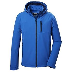 killtec heren Softshell jas/outdoorjas met afritsbare capuchon KOW 92 MN SFTSHLL JCKT, blau, S, 41829-000