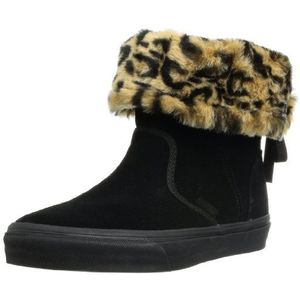 Vans U Slip-ON LACE (Leopard) VVHS0K3 Sneakers voor volwassenen, uniseks, zwart, 38.5 EU