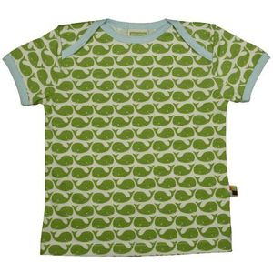 Loud + Proud Unisex - Baby T-shirts Dierprint 204, groen (mos), 86/92 cm