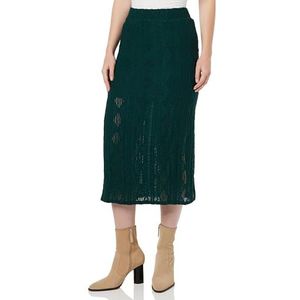 Vila Visindy Hw Rok Midi voor dames, groen, XS