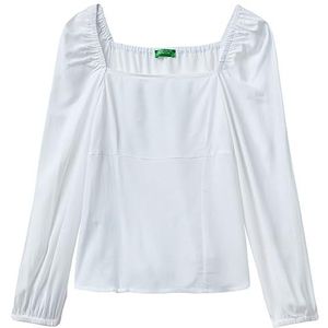 United Colors of Benetton dames overhemd, wit 101, S
