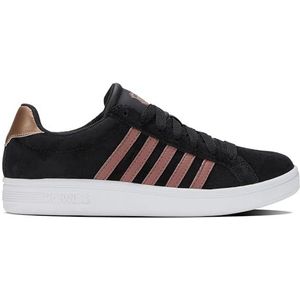 K-Swiss Court Tiebreak SDE sneakers voor dames, zwart/roségoud, 40 EU, Zwart roségoud., 40 EU