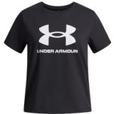 Under Armour - Functioneel Shirt - Zwart/Wit - Kwartmouw
