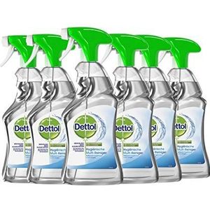 Dettol Hygiënische Multireiniger Spray, 6 x 500 ml, Grootverpakking